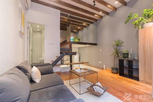 長沙家裝效果圖28平老房 把床抬高 空間擴容一倍