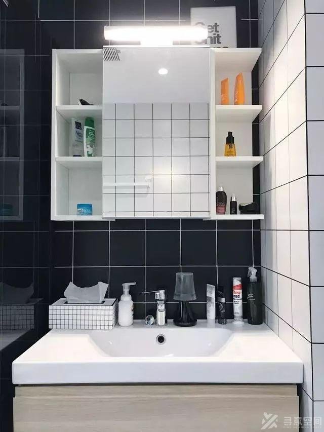 長沙家裝效果圖120平簡約黑白裝修設計 美觀又實用